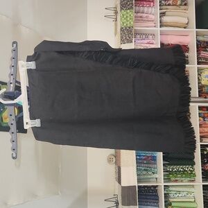 Wool type skirt size 12, dark grey